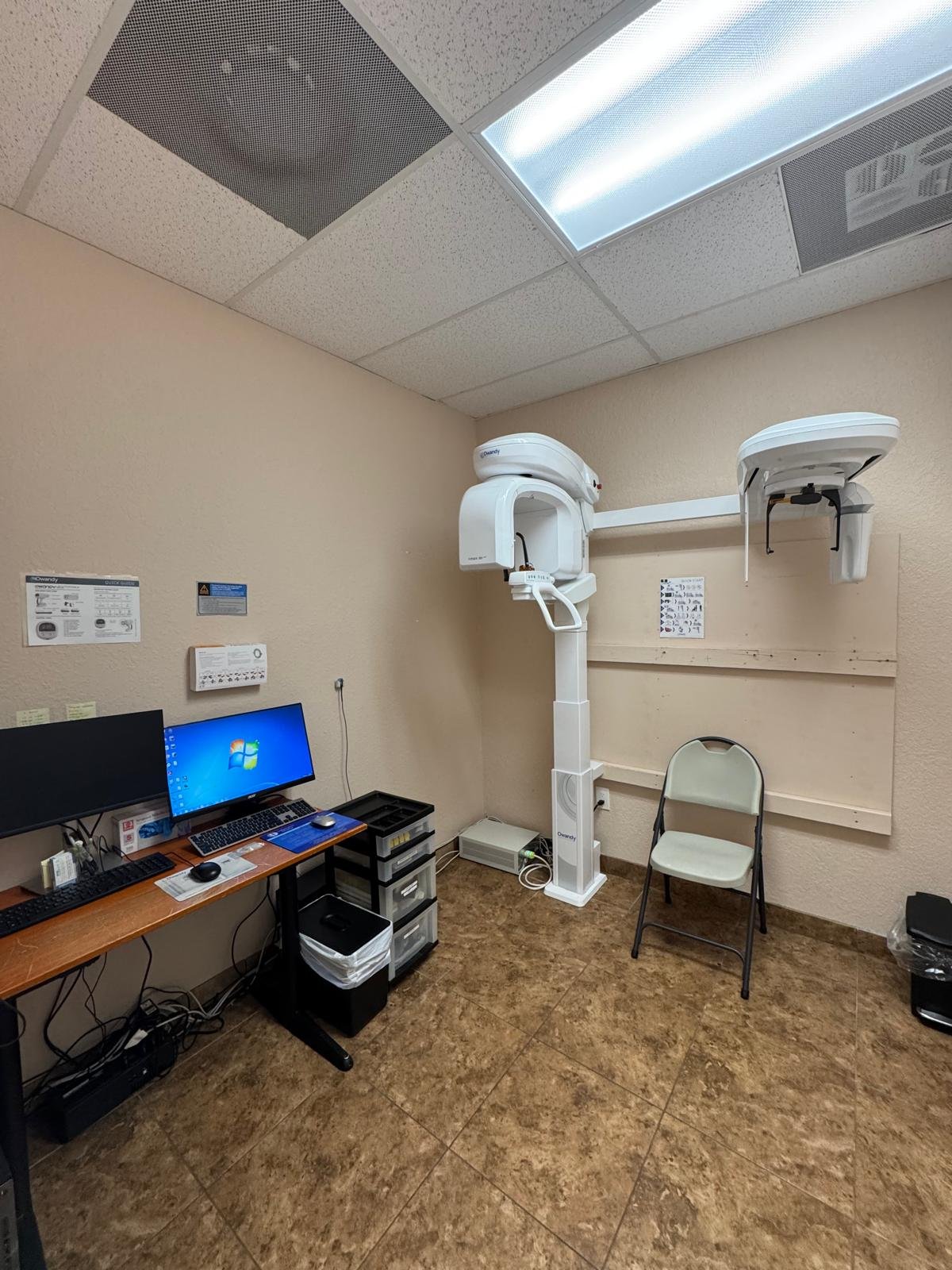 Digital panoramic cephalometric imaging room